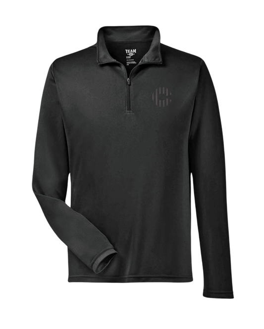 CADY Black Quarter Zip w/ Black "C" Logo